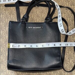 Dana Buchman Black Textured Shoulder Bag